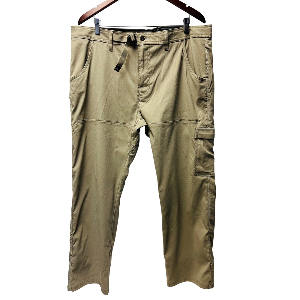 Prana Men's Breathe Pants 40 Born From Experience Hiking Outdoor Utility Tech